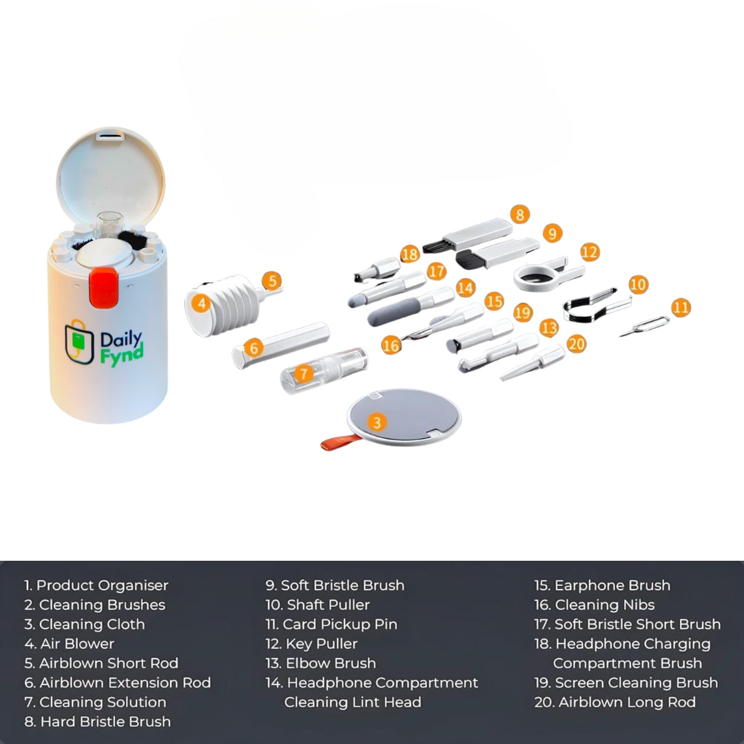 Daily Fynd 20-in-1 Tech Cleaning Kit