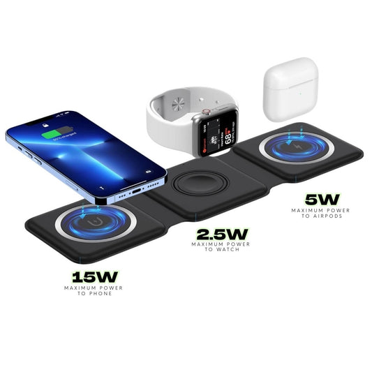 Daily Fynd 3-in-1 Magnetic Wireless Charging